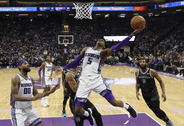 NBA The pelican team vs The Kings的赛场动态