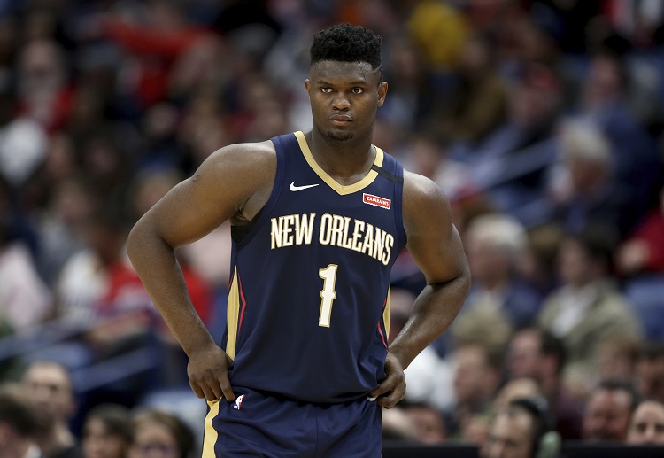 NBA 鹈鹕的球员的正在训练