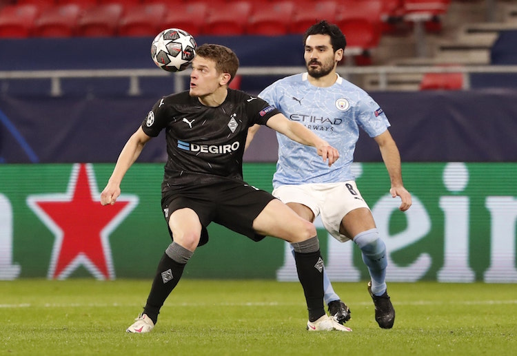 UEFA Champions League: những cơ hội hiếm hoi của Monchengladbach đều bị phung phí hoặc bị Ederson hóa giải dễ dàng.