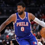NBA: Paul George scored eight points with two rebounds, one assist, and one steal for the 76ers against the Hawks