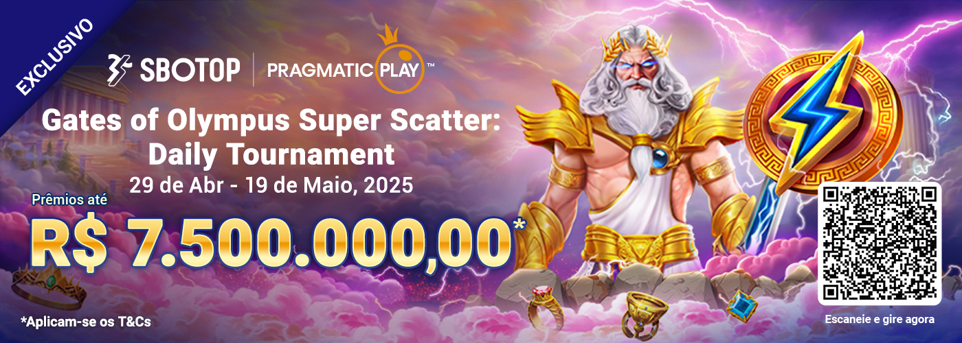 Torneios Diários Super Scatter do Gates of Olympus da Pragmatic Play