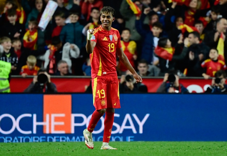 Lamine Yamal incar gol di ajang UEFA Nations League
