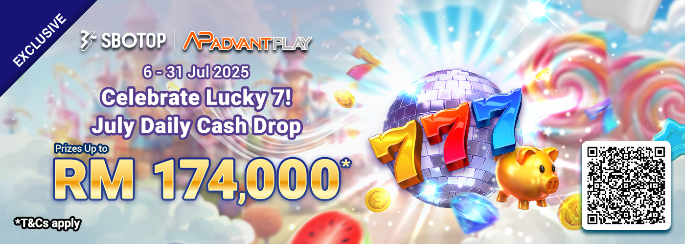 AdvantPlay Celebrate Lucky 7! July’s Daily Cash Drops!
