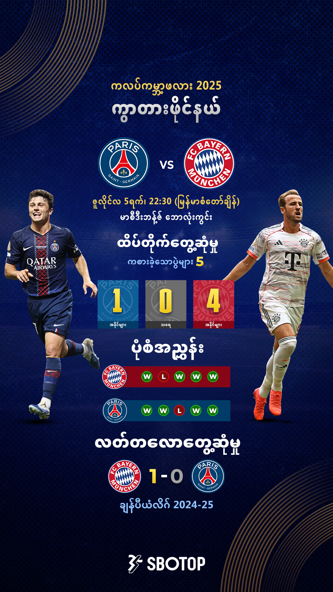 PSG vs Bayern – MM