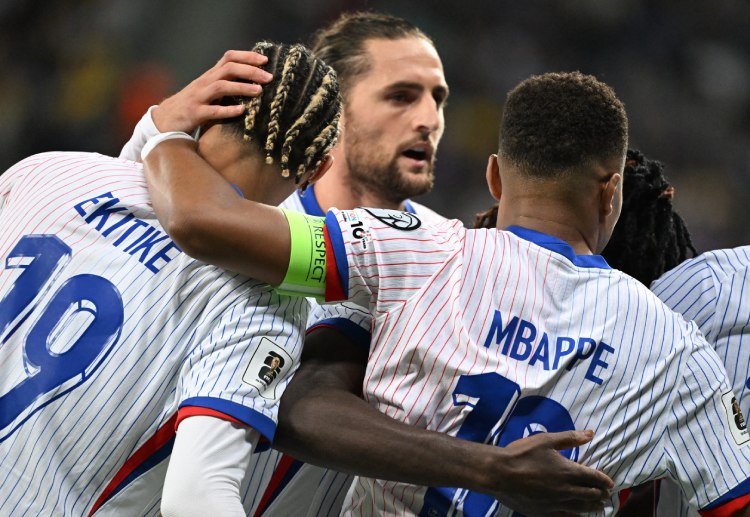 世界杯预选赛 法国队在姆巴佩的带领下，以2比0轻松战胜乌克兰。