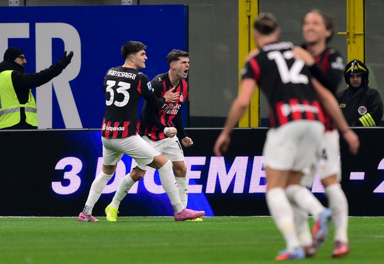 Christian Pulisic cetak gol di pertandingan Serie A
