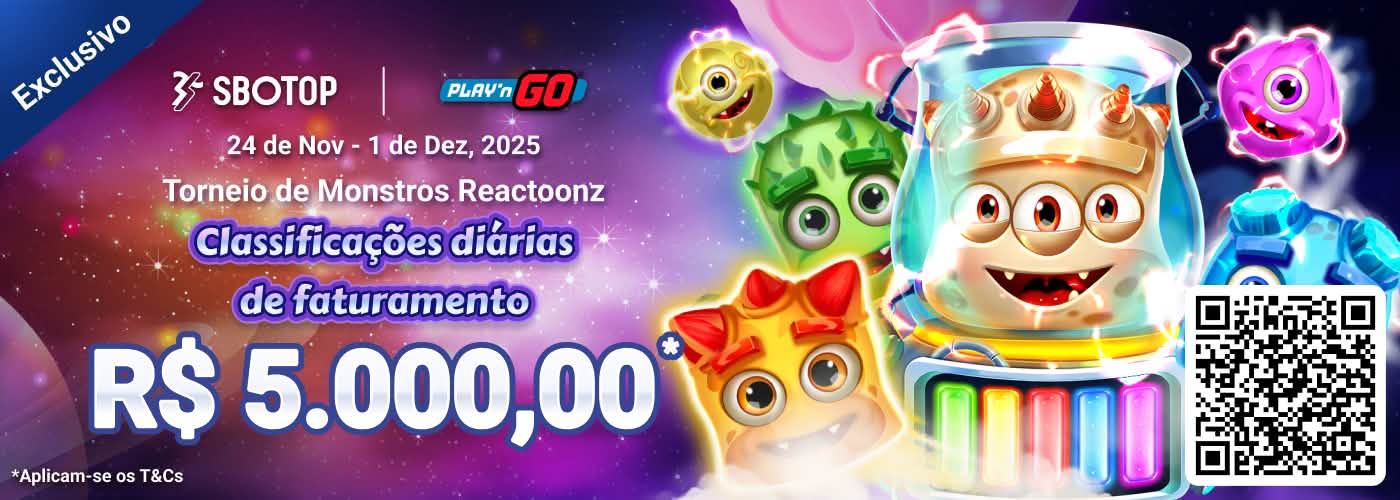 Torneio de Monstros Play ‘n Go Reactoonz