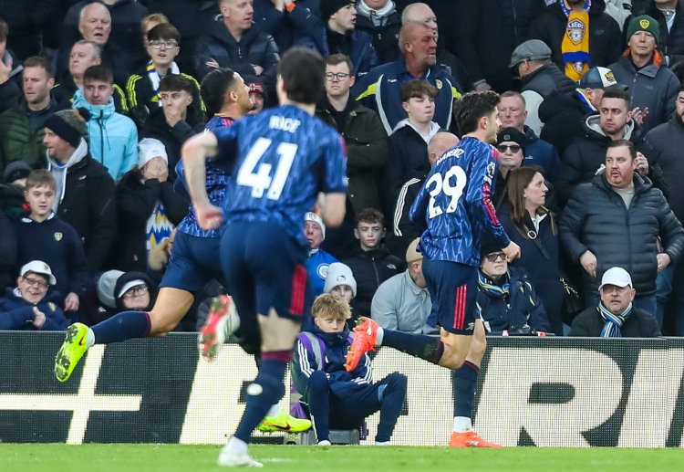 Former Blue Kai Havertz is in contention to feature for Arsenal in the EFL Cup semi-final second leg against Chelsea