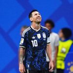 世界杯 梅西贡献助攻双响，帮助阿根廷上演逆转好戏，以2比1力克英格兰，连续两届世界杯闯入冠军争夺战。
